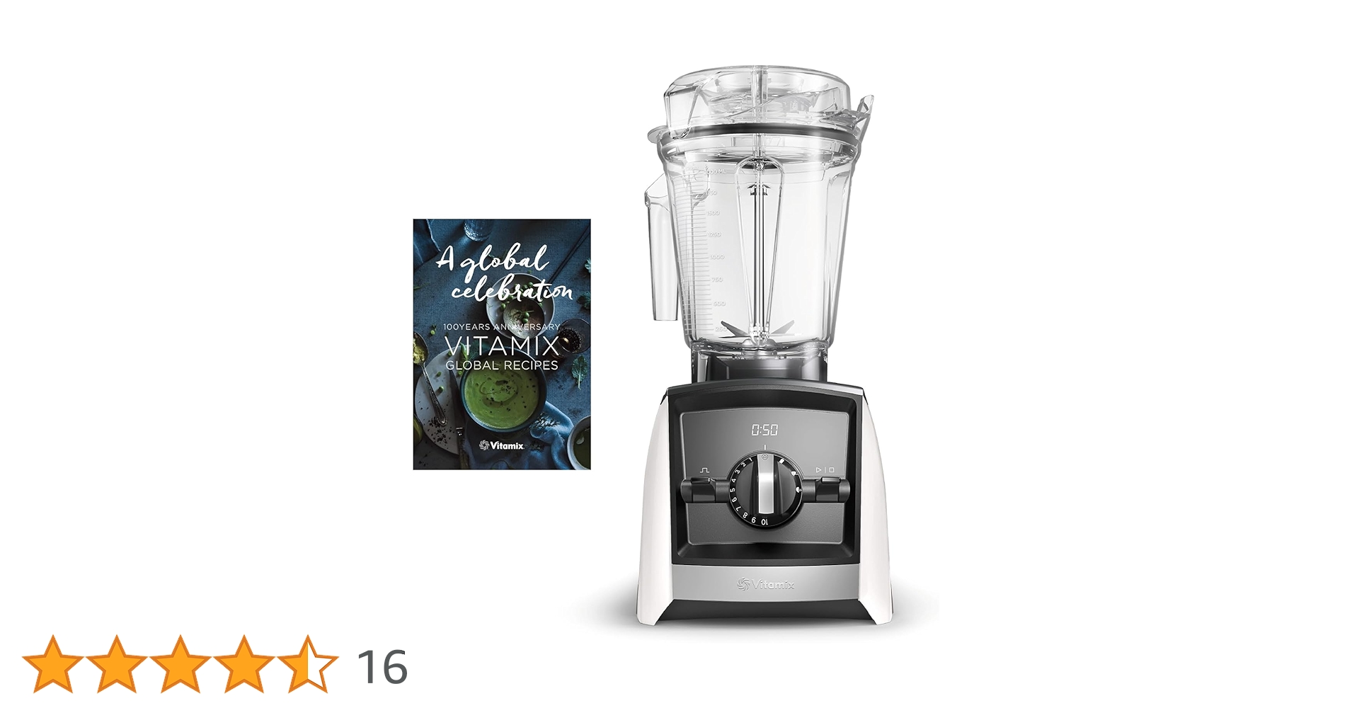 Amazon | 【公式】Vitamix A2500i ホワイト ミキサー 限定特典付き 1台 Amazon | 【公式】Vitamix A2500i ホワイト ミキサー 限定特典付き 1台