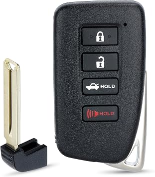 Keymall Smart Key Fob Keyless Entry Remote Control Replacement for Lexus ES300h/ES350/GS350/GS450H/GS-F/GS300t G Board 0020 HYQ14FBA 89904-06170