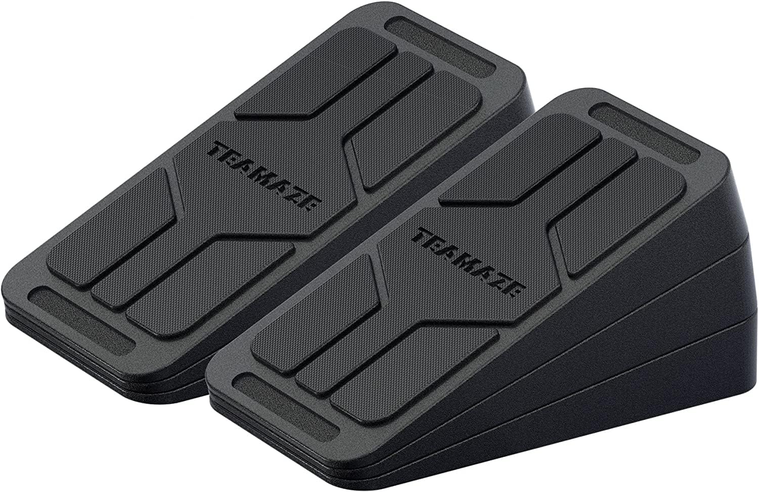 BOOSTEADY Slant Board Squat Wedge Blocks for Calf Stretching, Adjustable Angles Non-Slip Rubber Foam Squat Wedge Ramp Slant Board for Physical Therapy Home Exercise, Squats and Calf Stretch