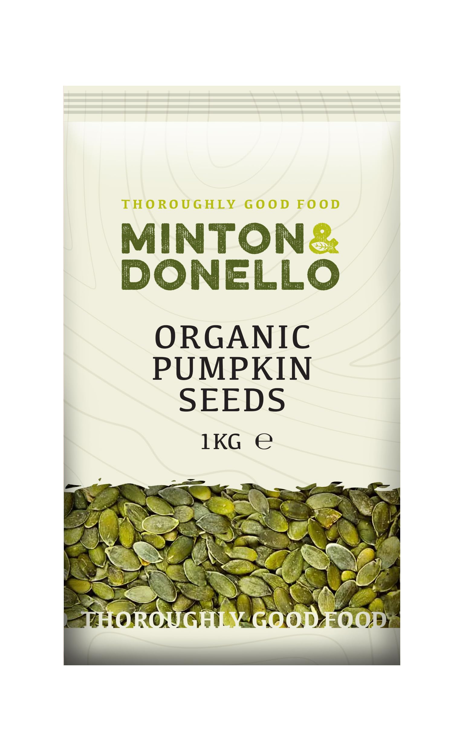 Premium Organic Pumpkin Seeds, Raw, Nutrient-Rich, Vegan Friendly, 1kg