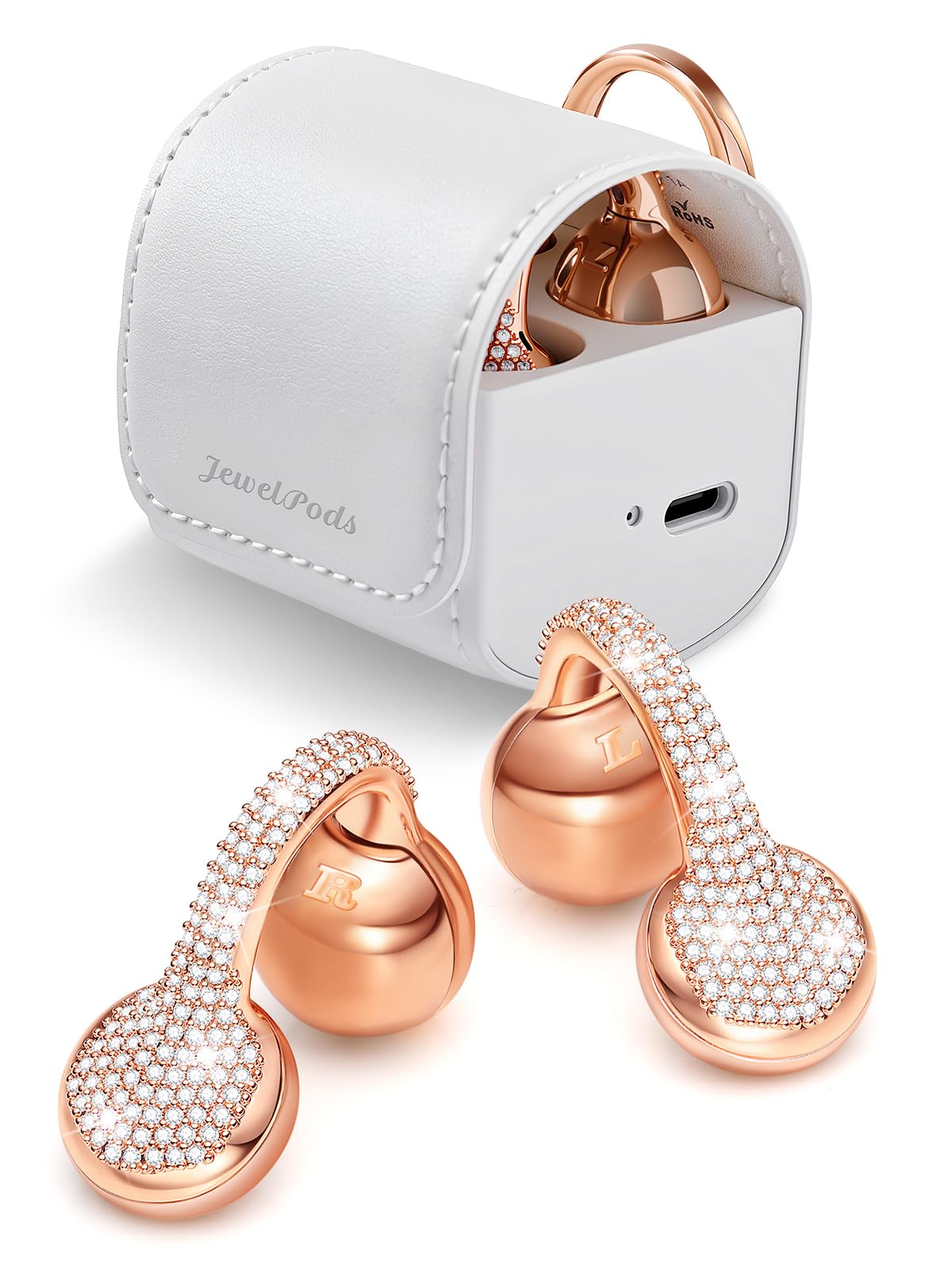 jewelpods c01 pro open ear headphones bluetooth clip-on wireless