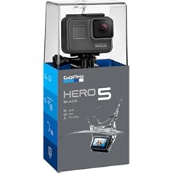 Hero Pro 5 GoPro Hero5 Black - Cámara deportiva de 12 MP (4K, 1080p, WIFI + Bluetooth, control por voz, pantalla táctil), color gris y negro