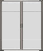 LARSON Brisa Double Sandstone Retractable Screen Door for French Doors - EZ-Glide Fits 80-81in Tall x 68-72in Wide