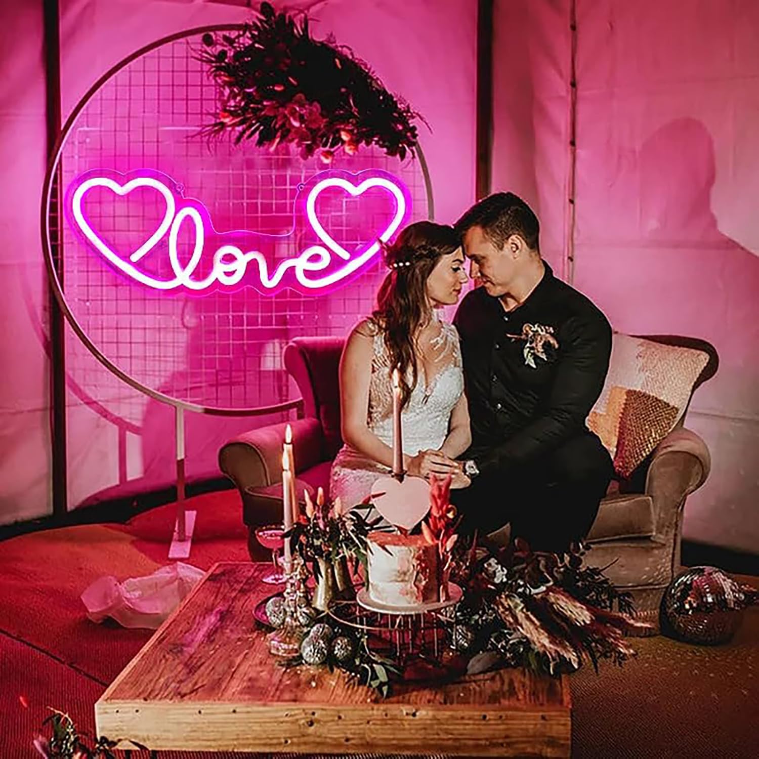 HFHungkeong Neon Sign for Bar Home Bar Club Party Wall Decor,Cheers LED Neon With Dimmable Controller,Neon Cheers Light for Birthday Gaming Cafe Party Bar 16.5"*7"(White)