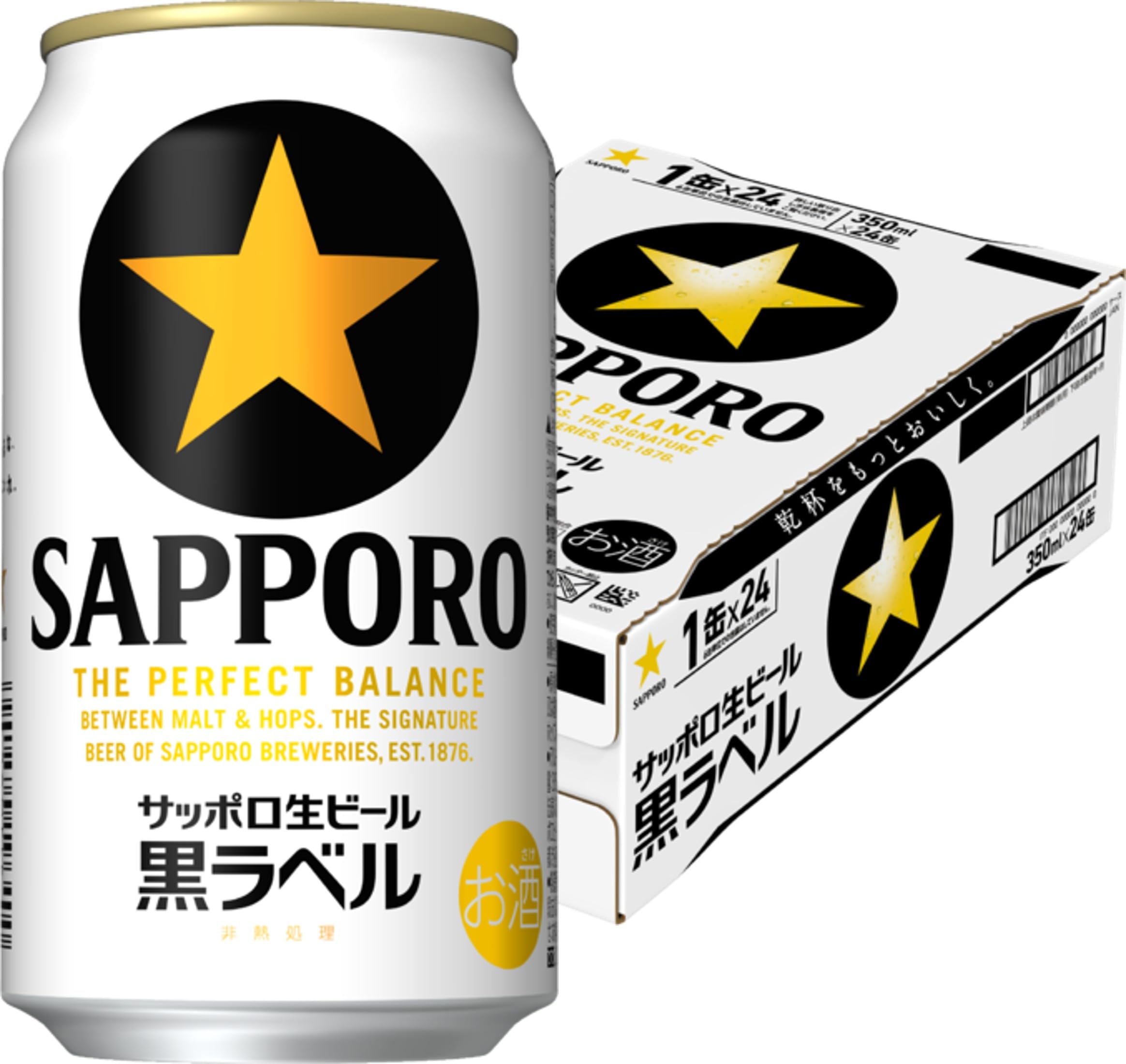 【ジロー】【未開封】サッポロ生ビール黒ラベル 350ml 24缶×6ケース Amazon.co.jp: サッポロ生ビール 黒ラベル (6缶包装なし) [ビール