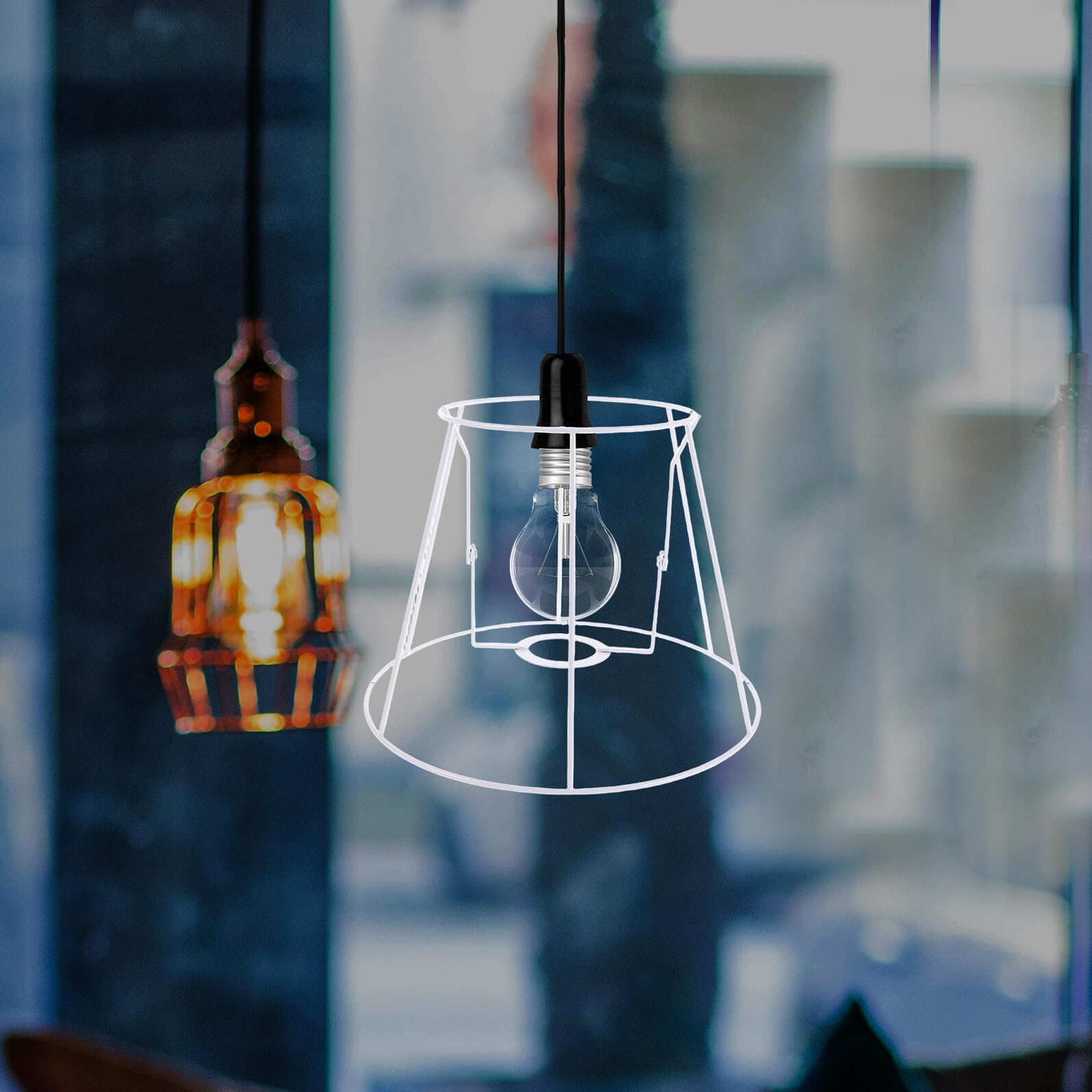 Cabilock Metalowy Pierścień Adaptera Do Abażura Stożkowa Rama Bębnowa Uchwyt Typu Spider Trwały Metalowy Stelaż Do Lamp Podłogowych i Wiszących DIY