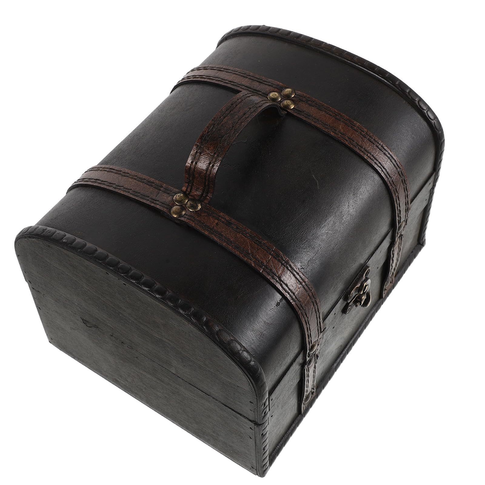 Boîte à bijoux en bois sculpté Healvian, un coffret de protection au fini vernis vintage