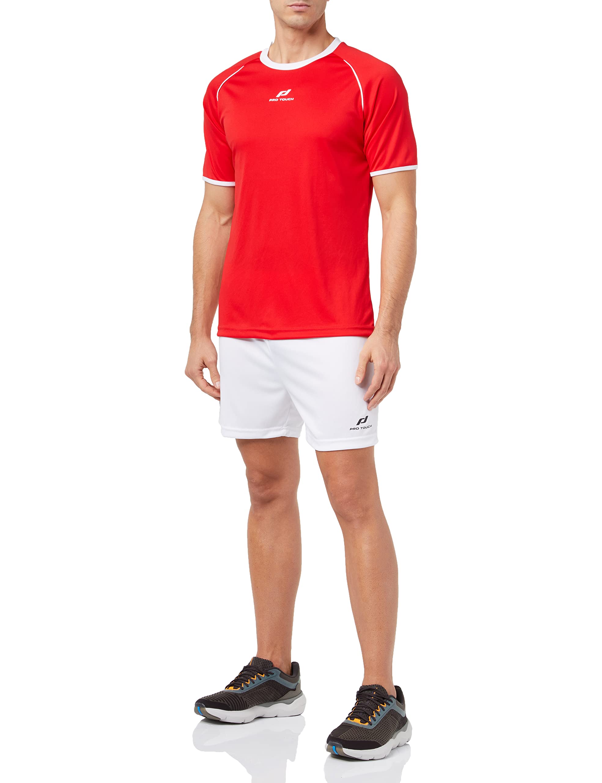 Pro TouchMatch T-Shirt Men's T-Shirt - Rot/Weiß, Large