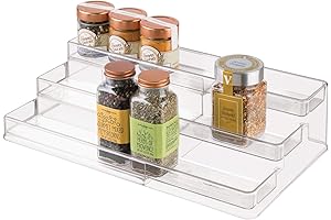 iDesign Linus Plastic Expandable Multi-Level Spice Rack