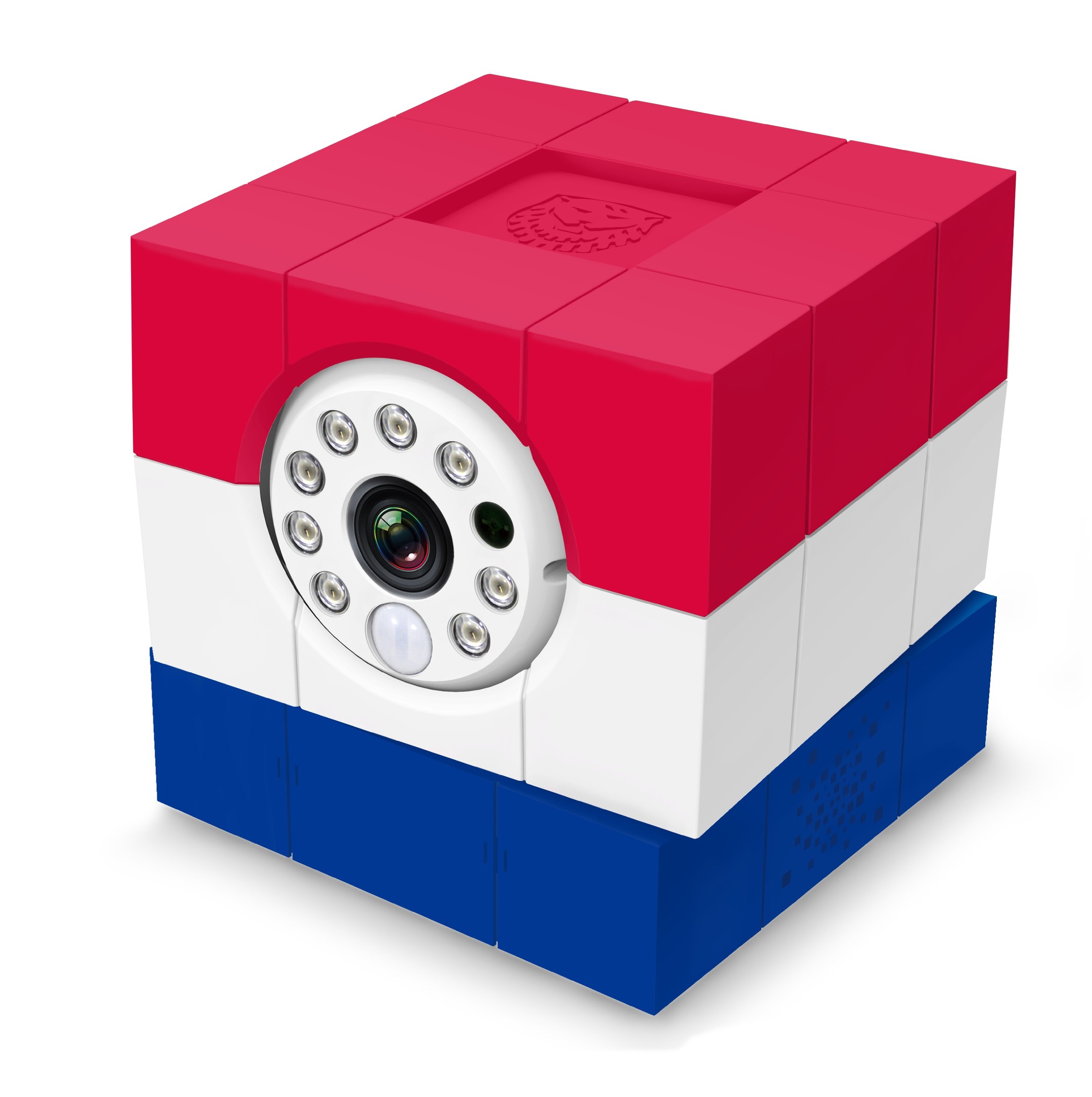 Amaryllo ACC1308A1NLUS iCam HD World First Skype HD Wireless IP Camera (Red/White/Blue)