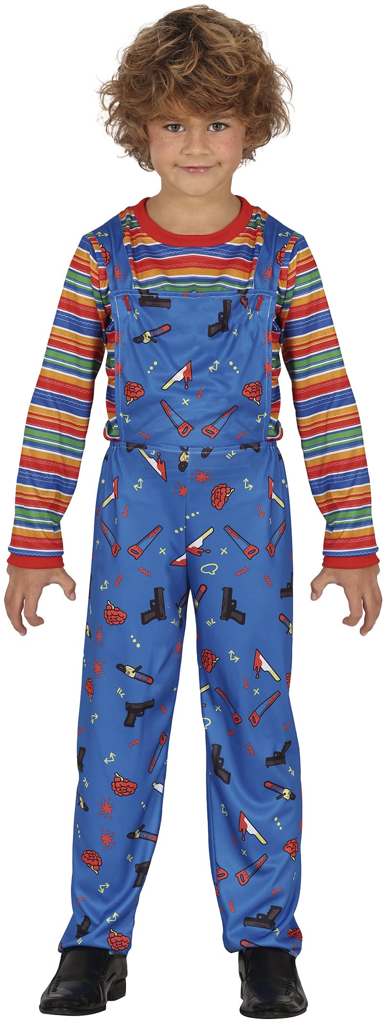 FIESTAS GUIRCA Disfraz de Juguete de Terror - Muñeco Asesino - Disfraz Halloween Niño