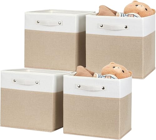 DULLEMELO Contenedores de almacenamiento de cubos de 12 x 12 pulgadas para organización del hogar cubos de almacenamiento plegables de tela para disponible en Yaxa Colombia