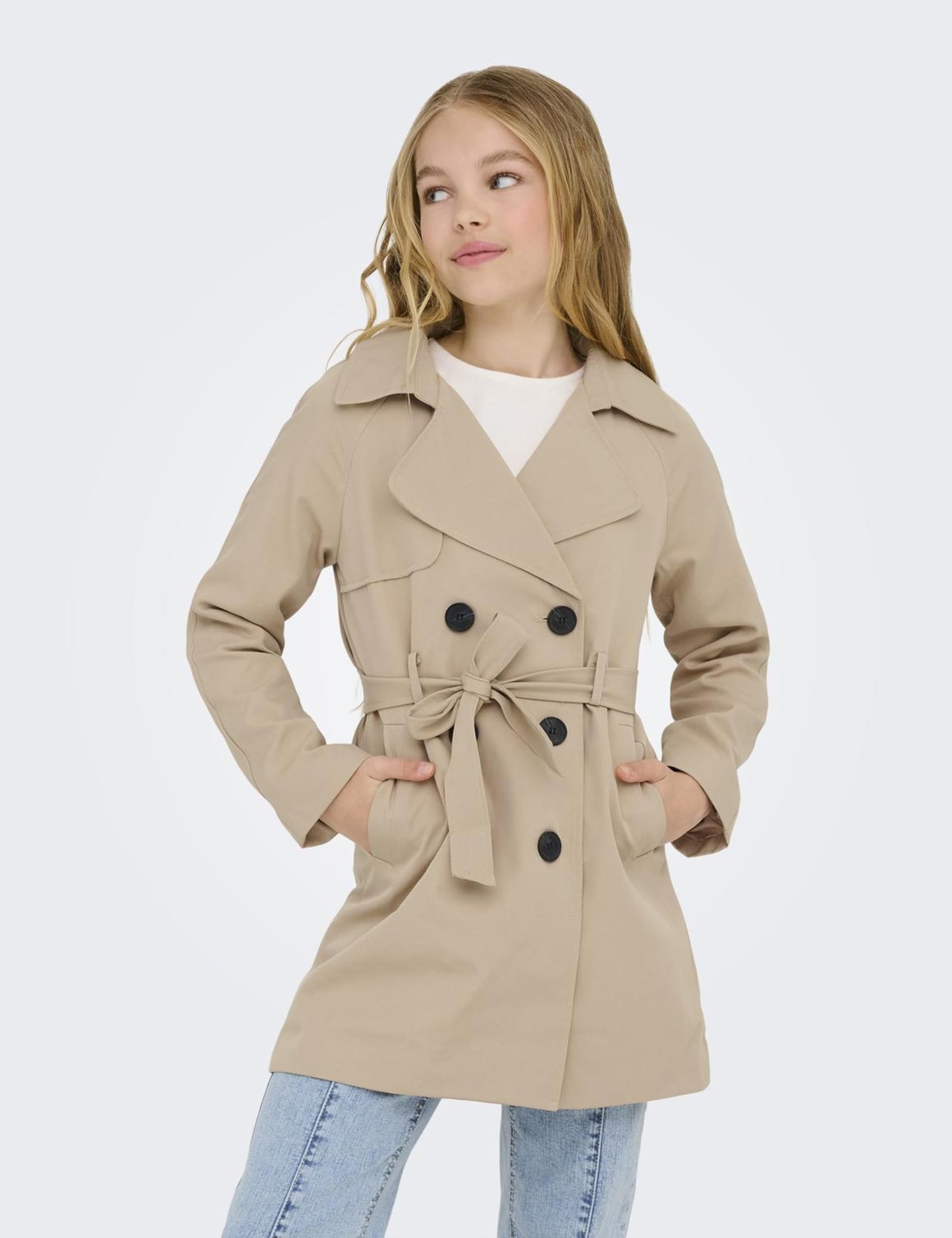 ONLY Płaszcz Kobiety Kogchloe Trenchcoat Double B. Otw Noos (1 w zestawie)