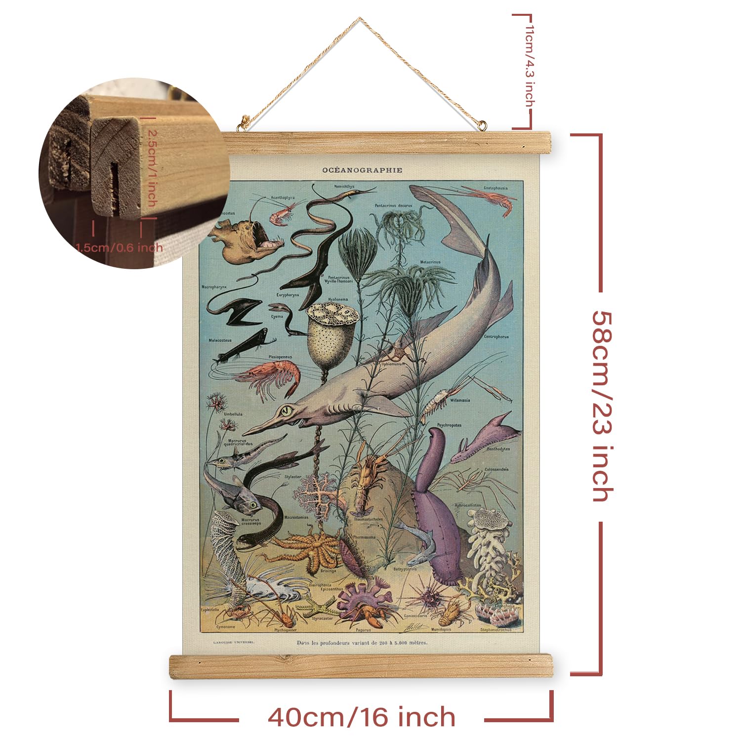 ポスター　額付き　vintage Amazon.com: 2 Pack Vintage Poster Hanger Frame, Retro Style