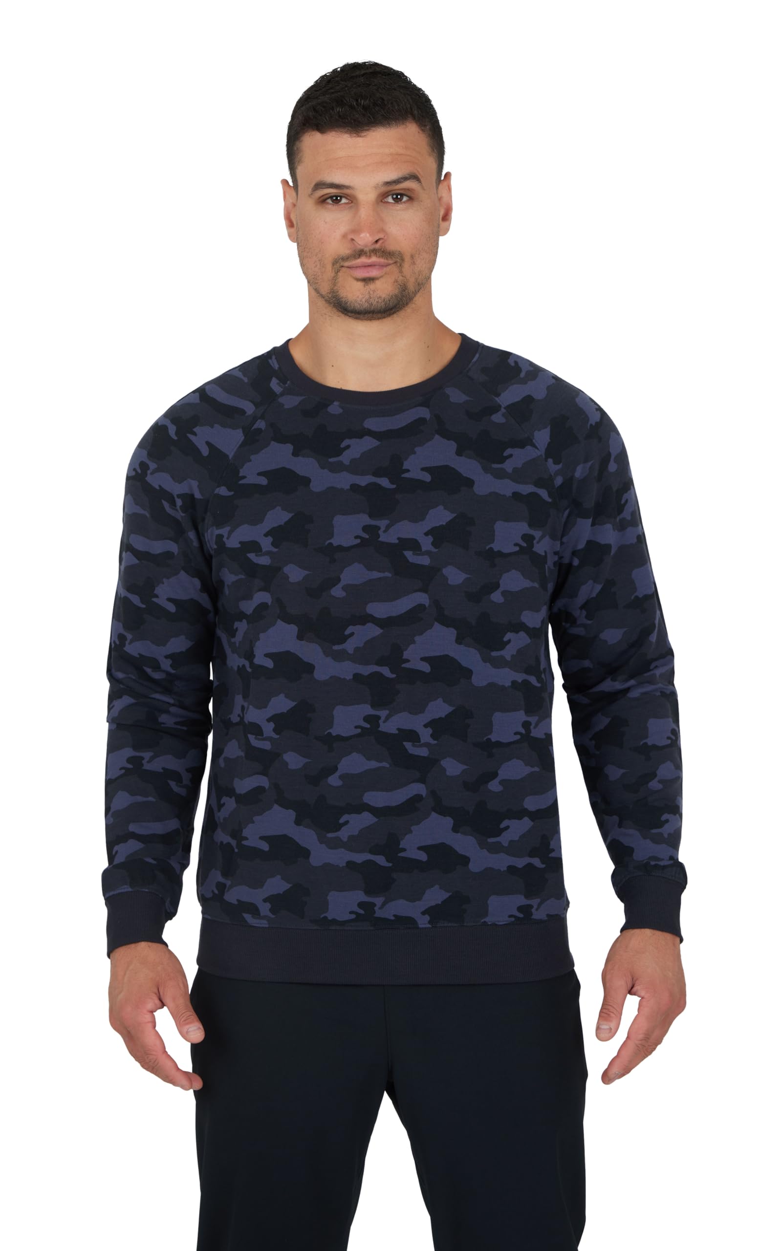 90 Degree By Reflex Men's Terry Brushed Long Sleeve Top