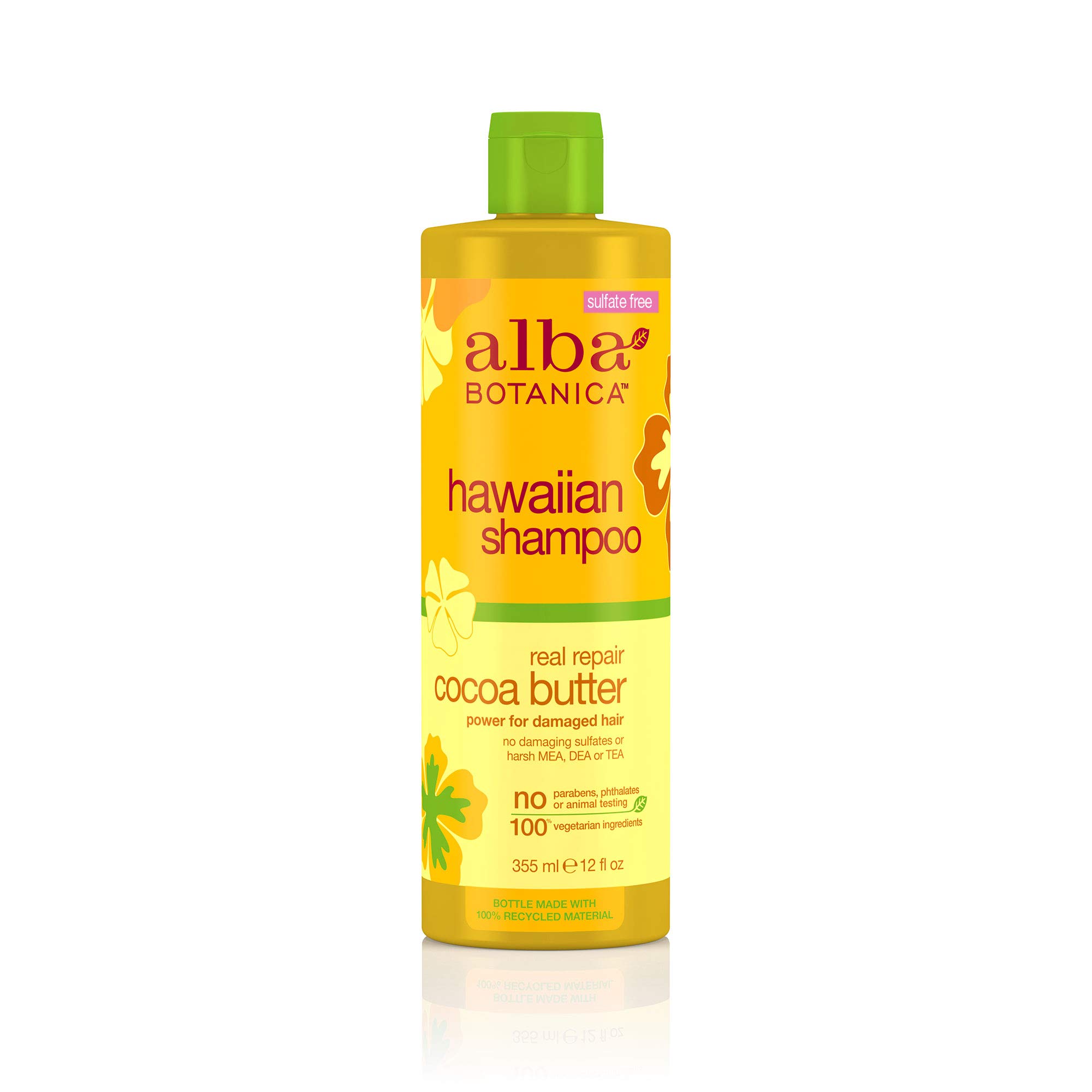 Amazon.com : Alba Botanica Hawaiian Hair Care Cocoa Butter Real Repair  Shampoo, 12 Fluid Ounce : Hair Shampoos : Beauty & Personal Care