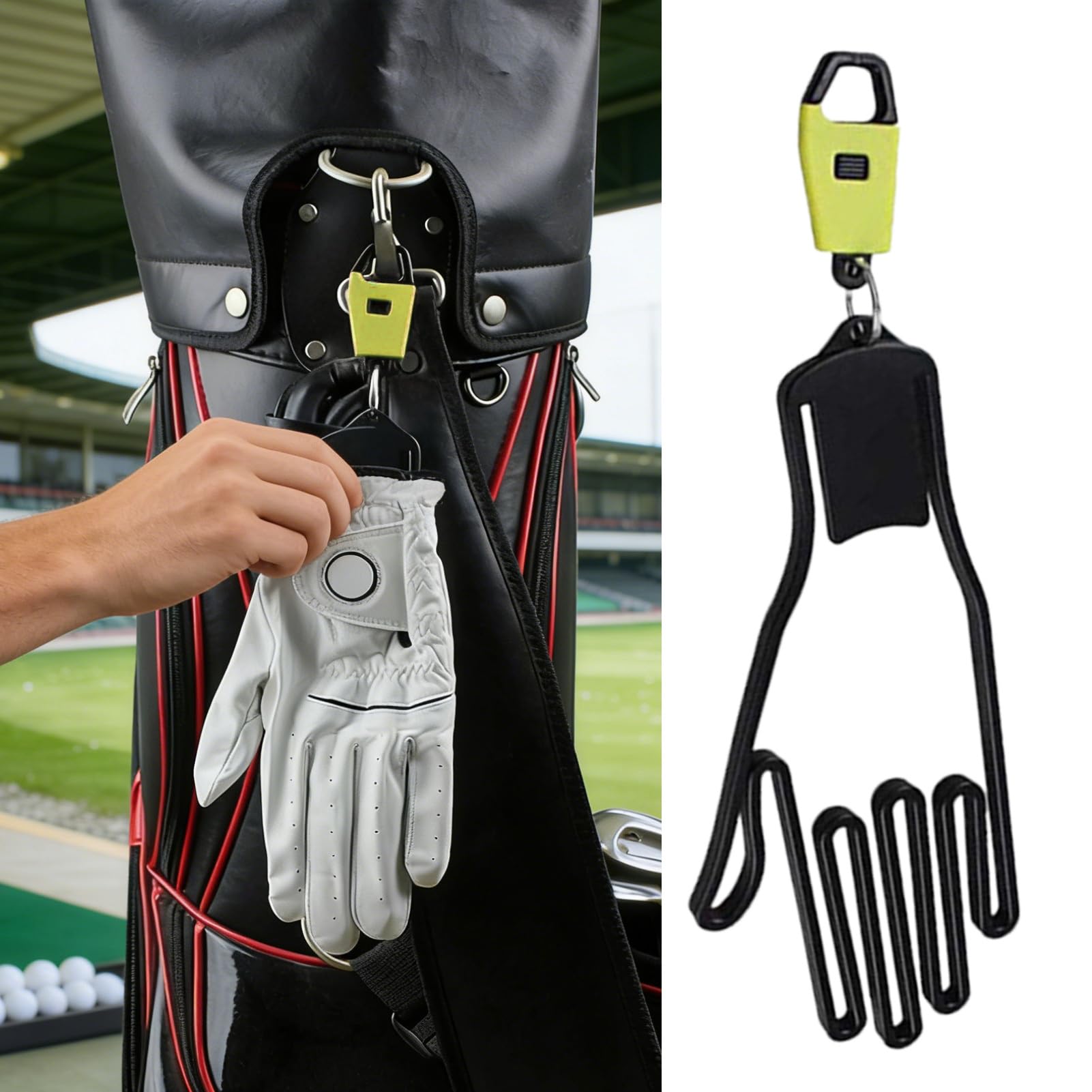 Support de gant de golf | Support de séchage universel avec porte-clés, étirement de gant de golf, pour l'entraînement, les cours de conduite, les sports d'intérieur dans le jardin, les loisirs, la