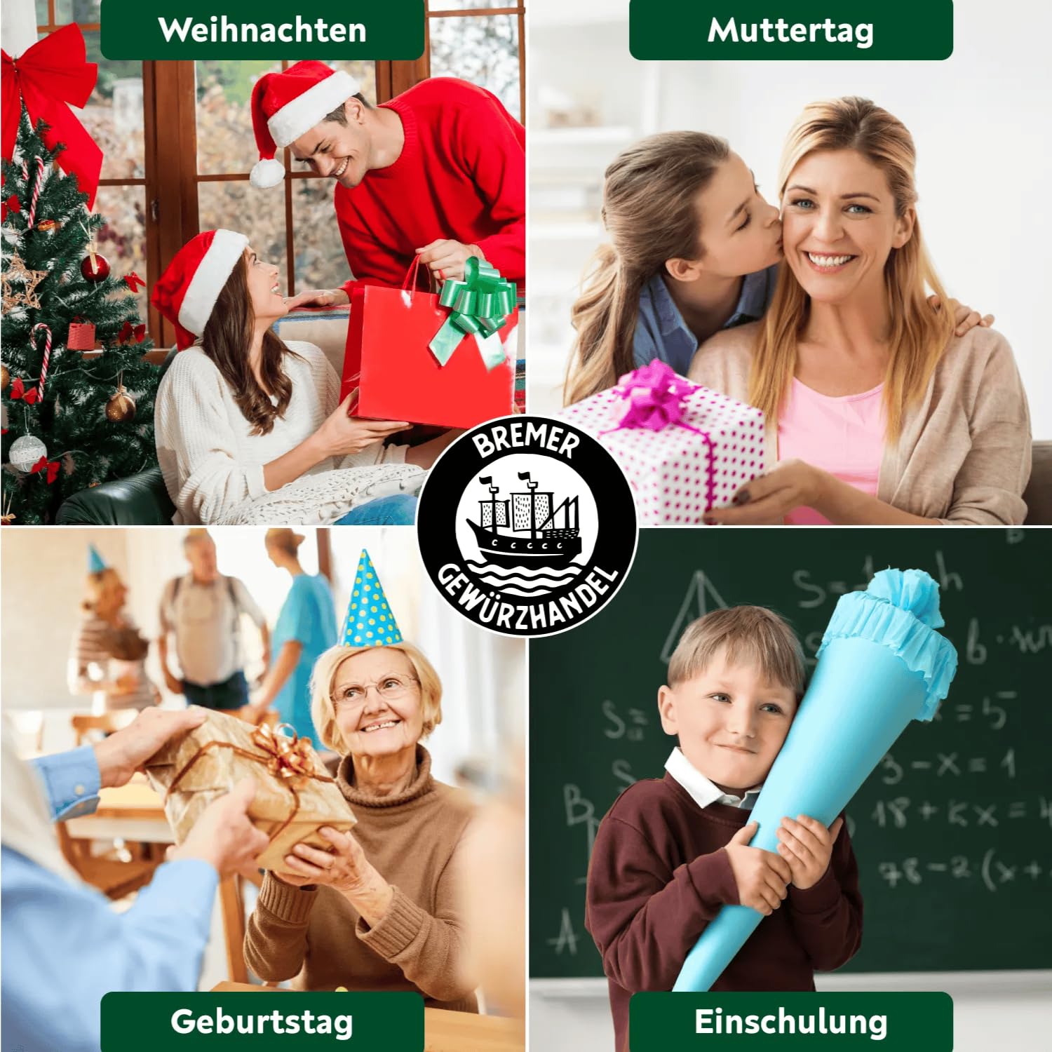 Bremer Gewürzhandel Genuss-Set Grillen DaLuxe, 16-tlg., Gewürzset, Grill-Set, Geschenkset, 1505g