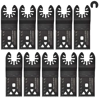 Japan Teeth Precise Oscillating Saw Blade for Oscillating Tool Multitool, Pack of 10