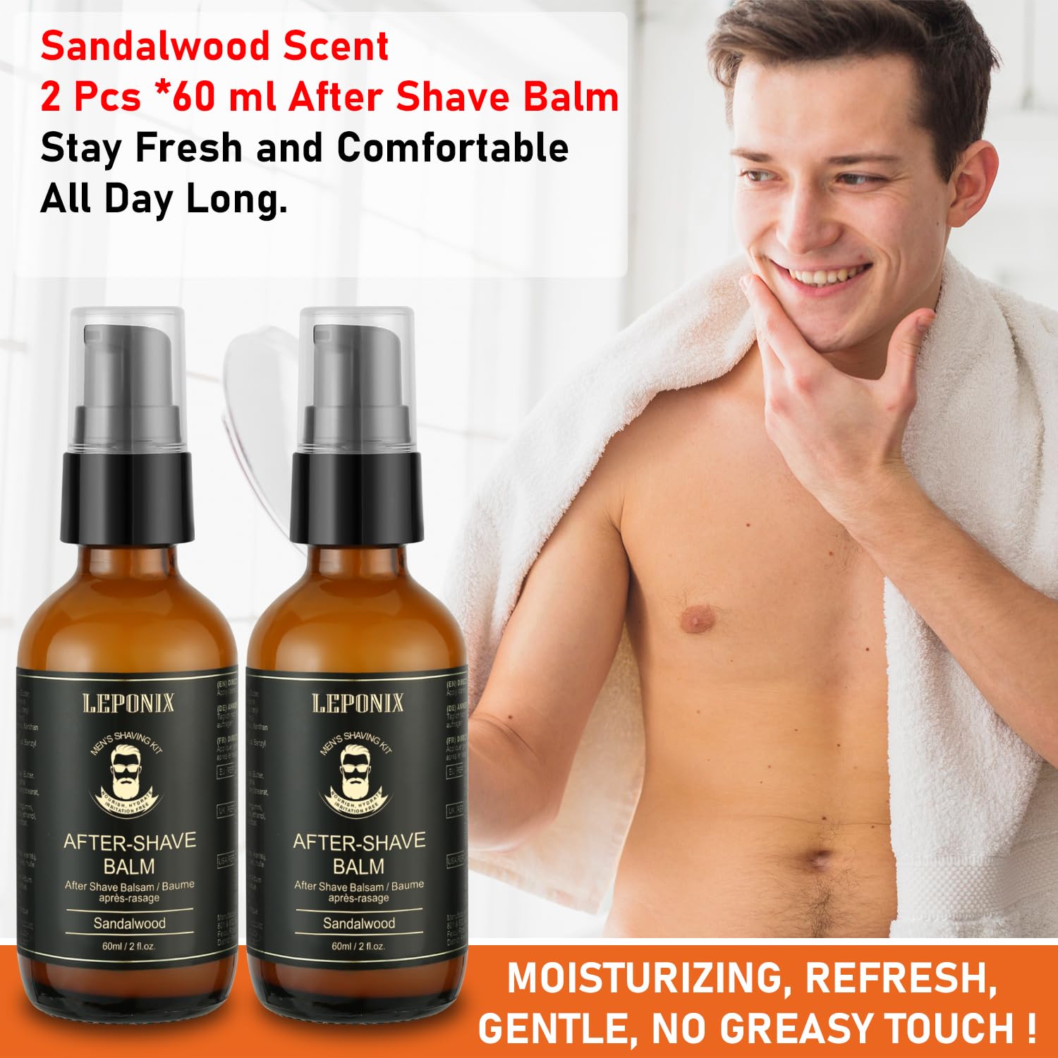 Amazon.com: After Shave Balm for Men, Luxury After Shave Lotion