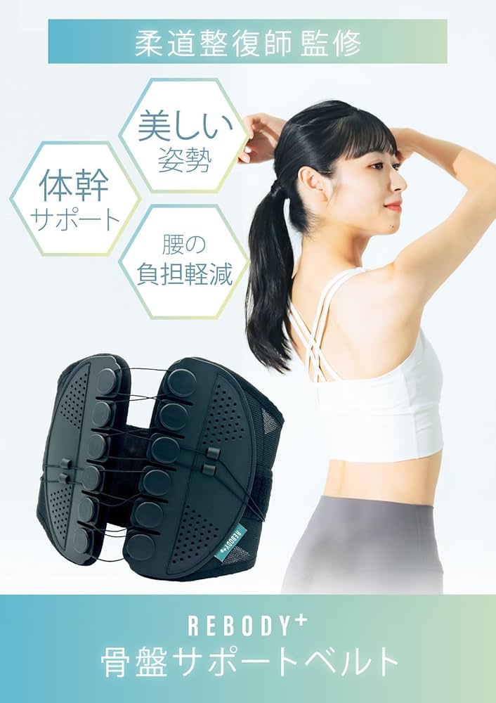 柔道整復師推奨 腰サポーター 骨盤ベルト 腰ベルト男女兼用リラクシー(XL) Amazon | RELAXEE 骨盤ベルト 【柔道整復師推奨】 腰サポーター