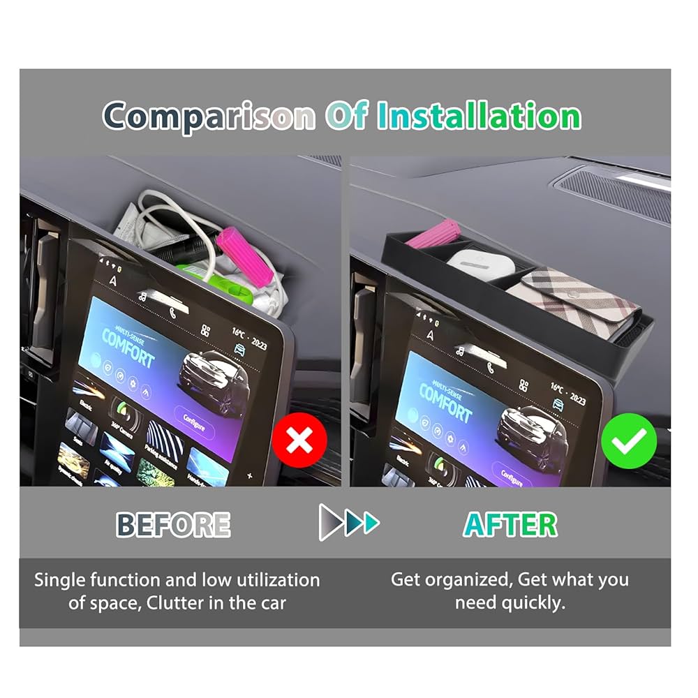 Organisateur Console Centrale Renault Austral/Espace 6/Rafale 2024 - Boîte De Rangement