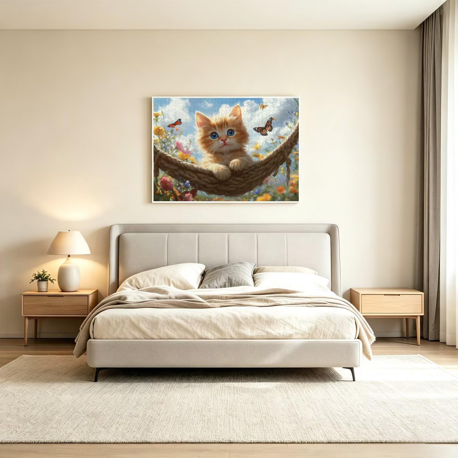 Puzzle 3000 elementów dla dorosłych, gry rodzinne, Cat Spring, n-493
