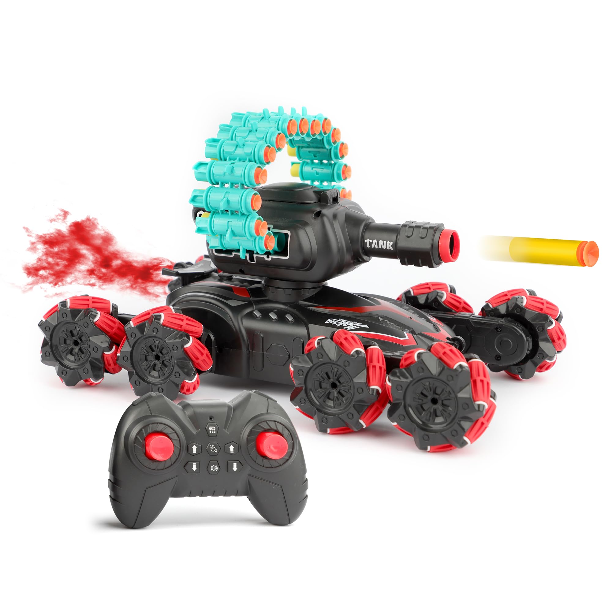 Rc Dart Shooting Tank Remote Control Battle Car With Shooting