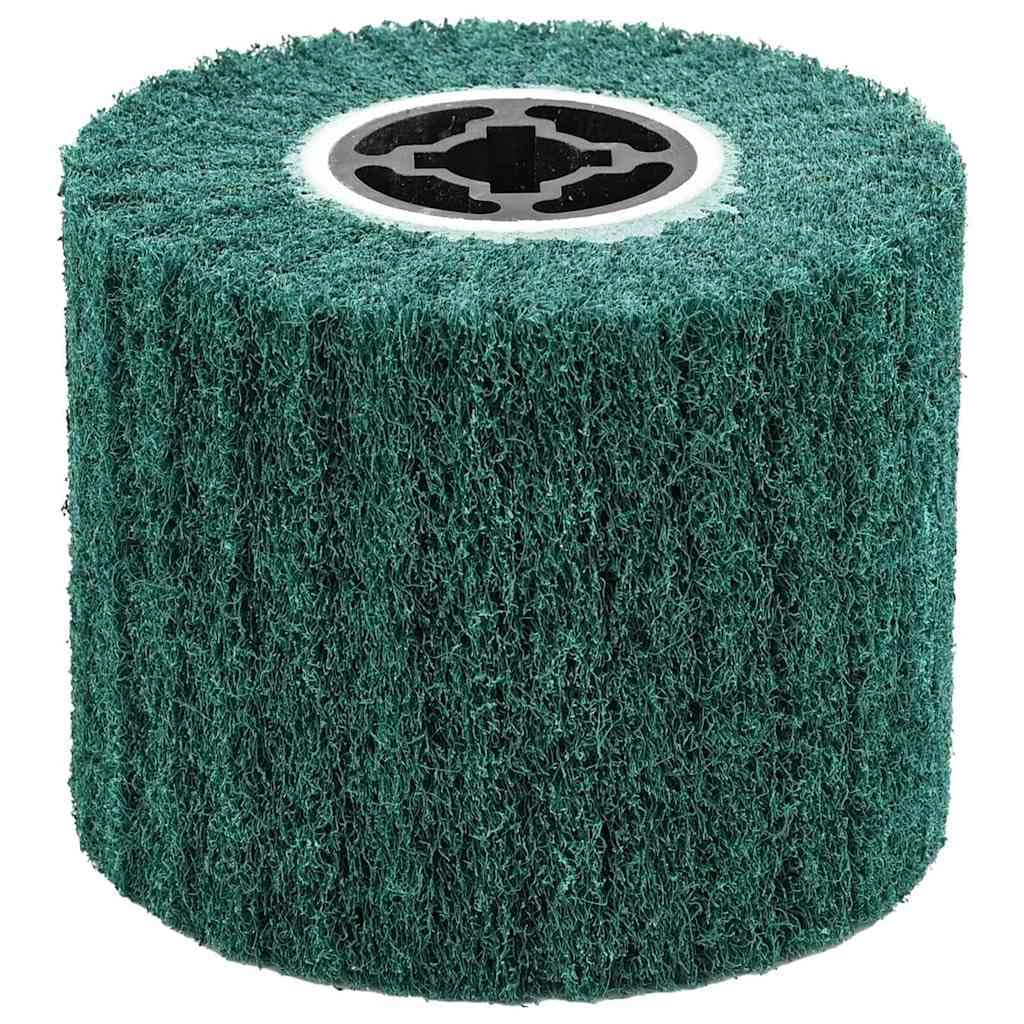 vidaXL Rouleaux de ponçage 3 pcs Vert 12 x 12 x 10 cm, Outils d'atelier pour ponçage précis, rouleaux cylindriques, accessoires portables et abrasifs