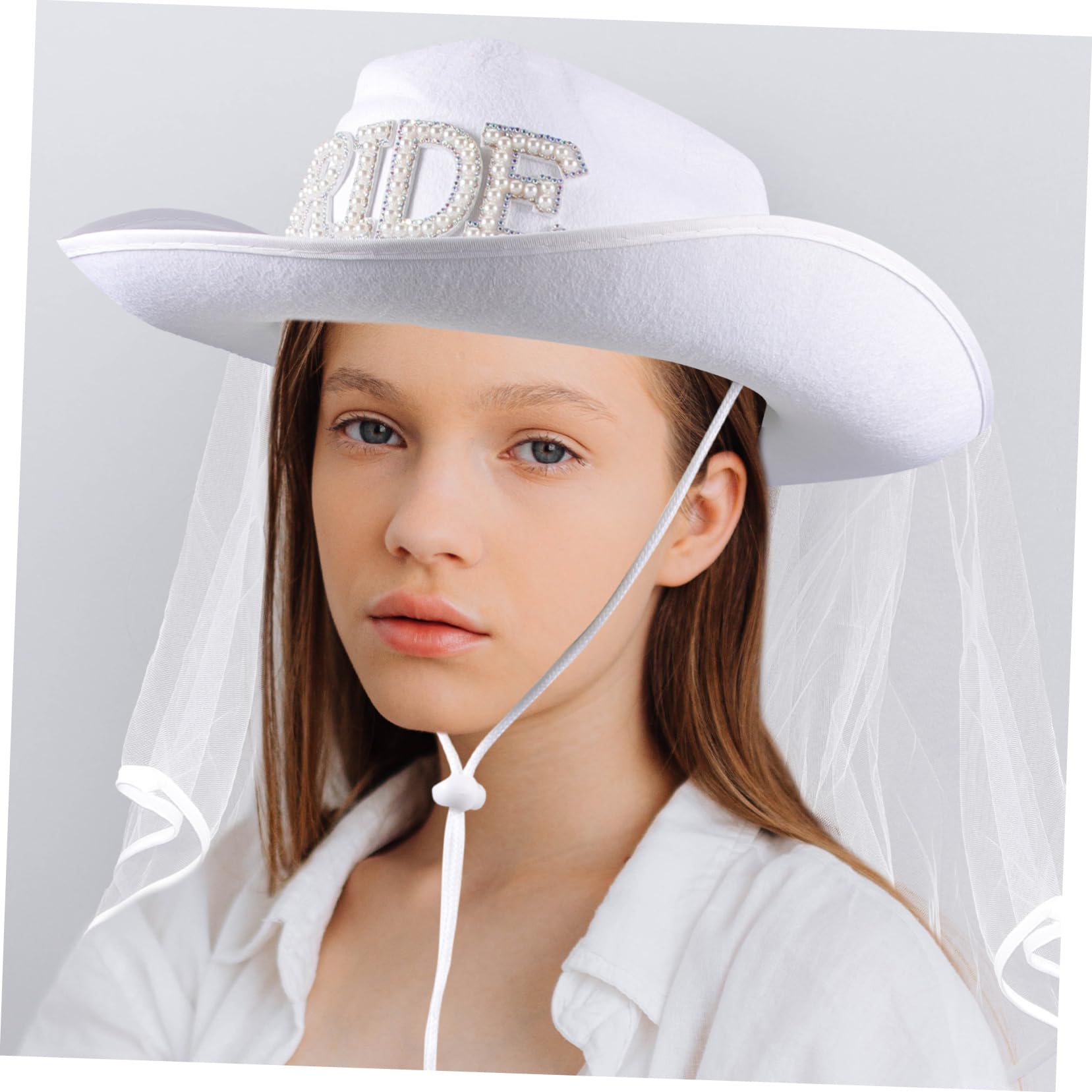 Nupcial Velo Sombrero De Vaquero Novia Sombrero De Vaquera Novia Sombrero Velo De Boda Novia Sombrero De Vaquera Occidental Sombrero De Vaquera Gorras Novia