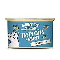 Lily's Kitchen Gustosi bocconcini in salsa preparati con ingredienti naturali con pesce bianco