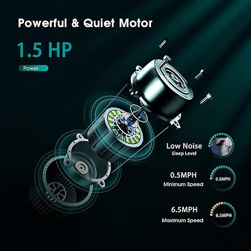 Miniatura 3 de Caminadora plegable con inclinación, cintas de correr portátiles con 3 inclinaciones manuales ajustables, sensor de frecuencia cardíaca y pantalla