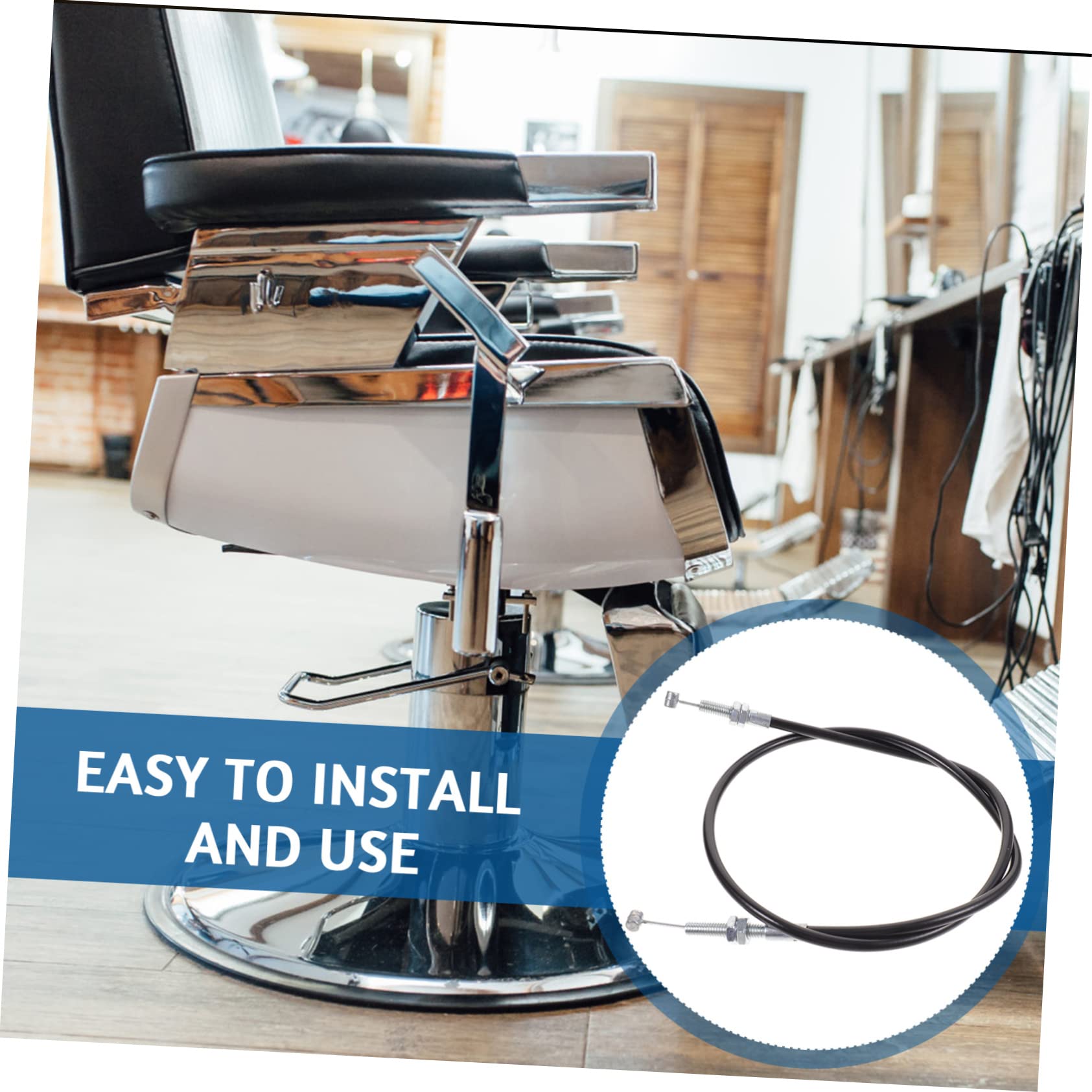 BUTIFULSIC 2pcs Hydraulic Salon Chair Cable Replacement Hair Salon Equipment Barber Chair Cable Styling Chair Cable for Salon