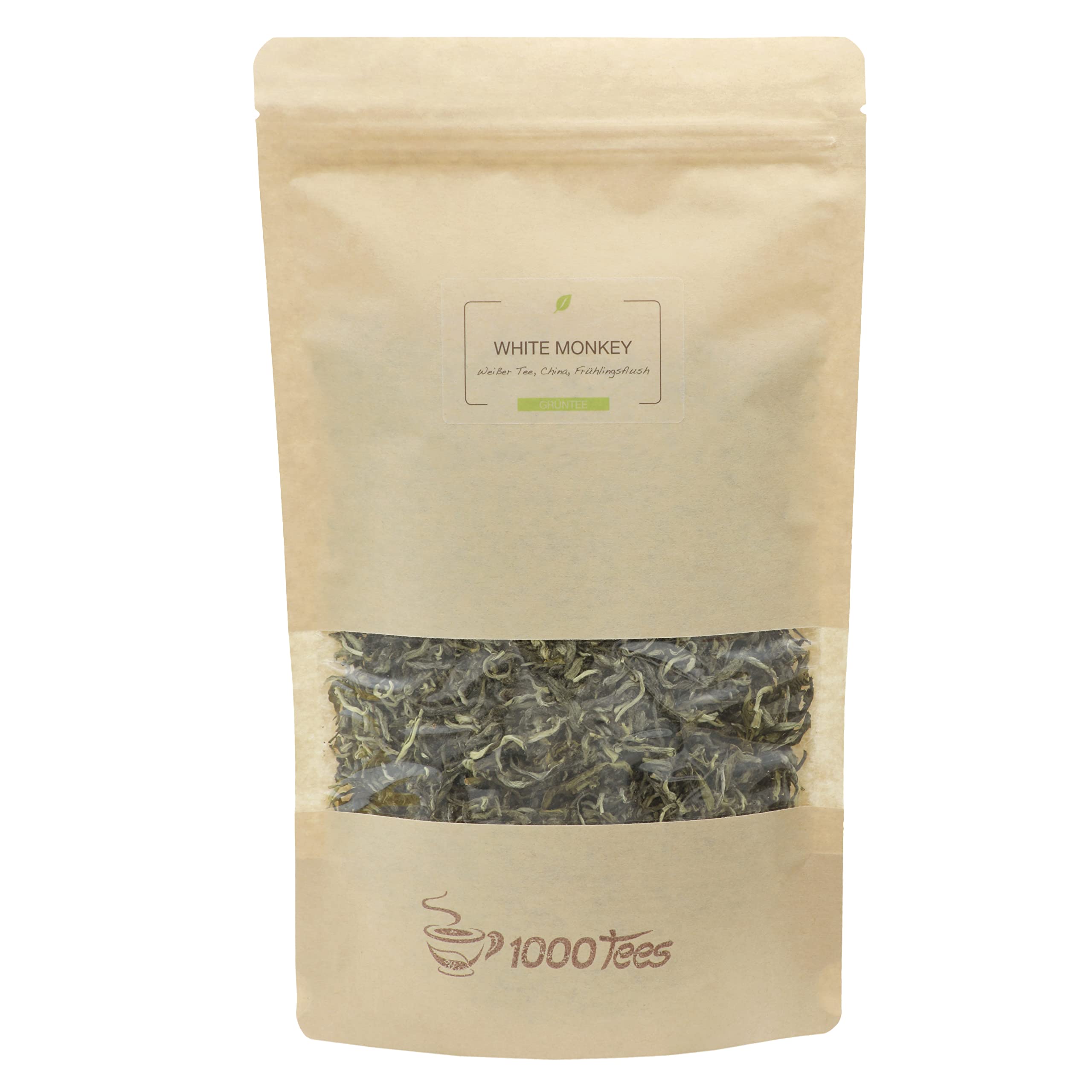 Grüntee White Monkey Frühlingsflush Highgrown aus China, mild, frisch abgefüllt
