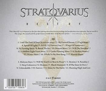 ストラトバリウス/BEST OF STRATOVARIUS - Best of: Stratovarius - Amazon.com Music