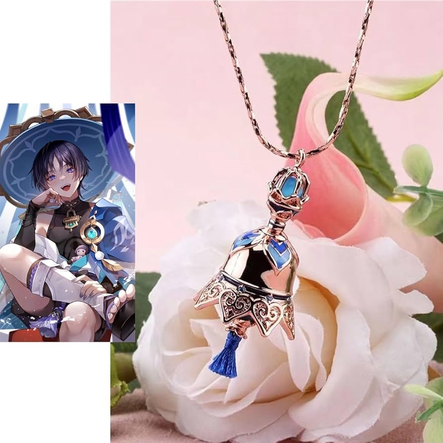 入荷待ち【トゥライトゥーラの記憶】放浪者法器散兵流浪者ベルネックレス Amazon.co.jp: 原神 げんしん ベル ペンダント 散兵 放浪者