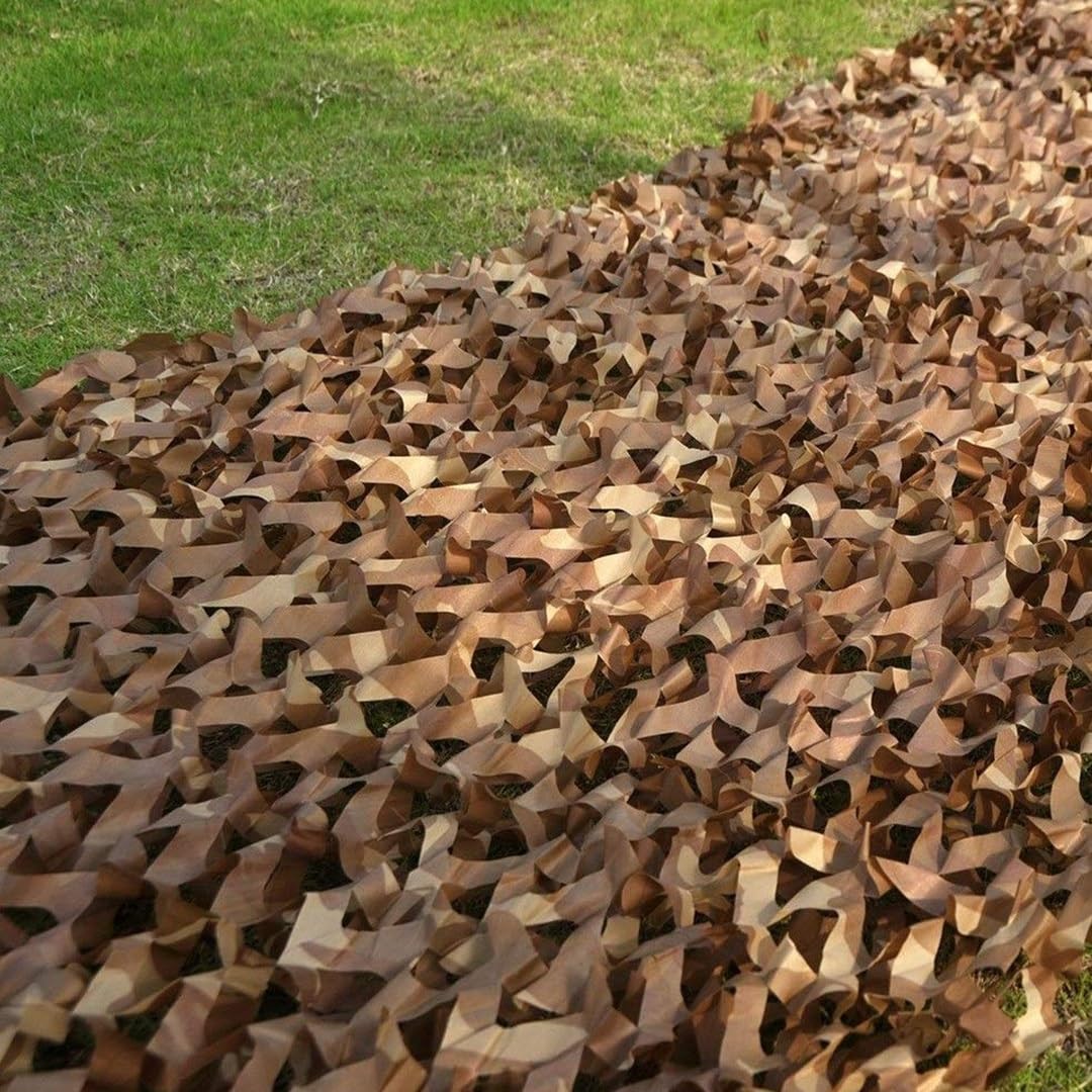 Red De Camuflaje De 1x2m, 1,5x3m, 2x3m, 3x4m, 4x6m, 5x8m, 6x7m, Persianas De Caza Toldos para Tiro, Malla De Camuflaje De Protección Solar para Observación De Aves En La Jungla Al Aire Libre