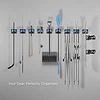 Vista 5 de Gravity Grabber - El estante de pared definitivo para esquís y tablas de snowboard Almacenamiento seguro y antideslizante Se adapta a cualquier