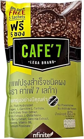 Cafe 7 lega brand instant Coffee Mixed Powder 3 in 1 15g x 55 sachets