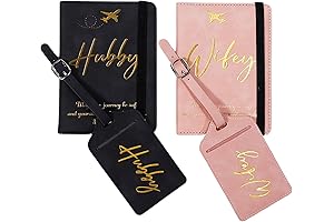 Mr and Mrs Passport Holder Set