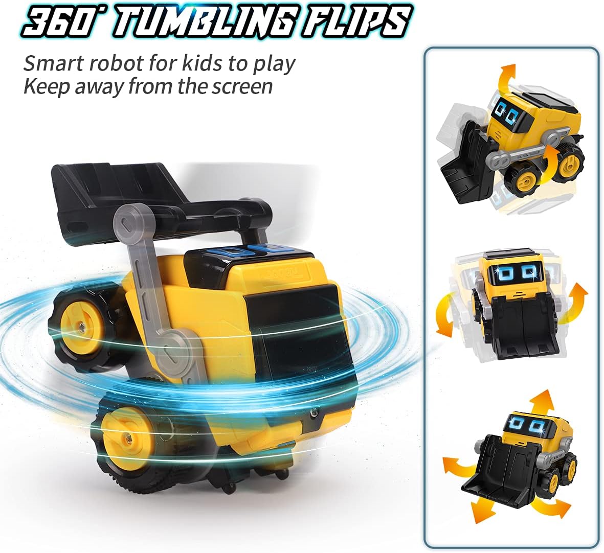 REMOKING Remote Control Robot for Boys,2.4GHz Construction Bulldozer