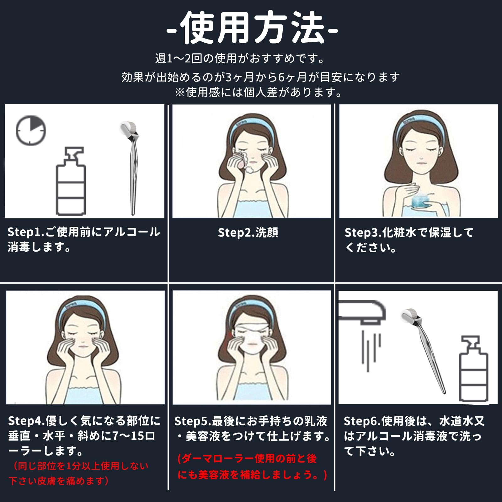 Amazon | ZIREE マイクロニードルローラー 0.5mm 美容ローラー 正規品