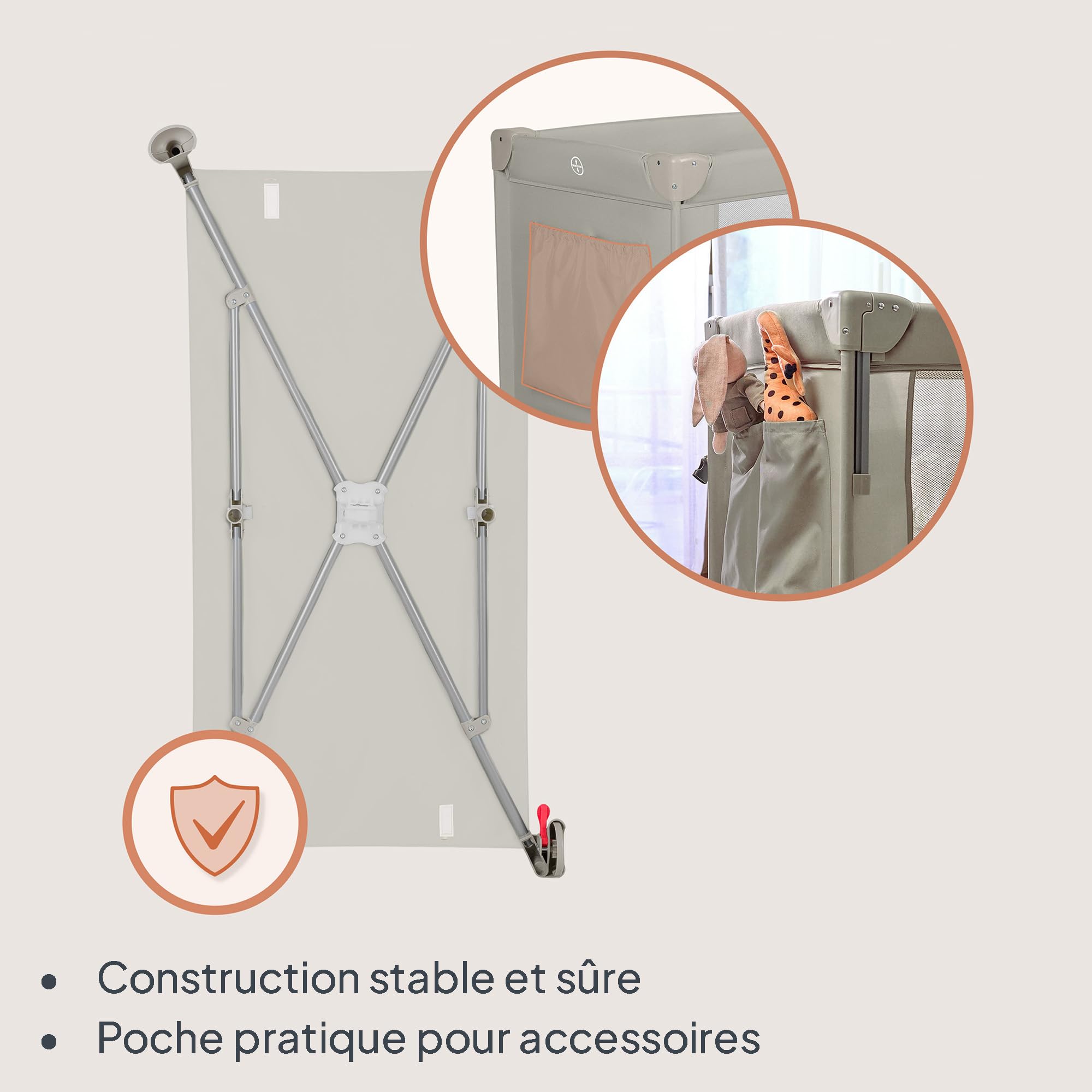 Calao Light - Ultra-compact reisbedje voor pasgeborenen en