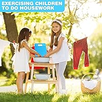 Vista 6 de MZD Tabla pequeña de plástico, para lavado de playeras de niños