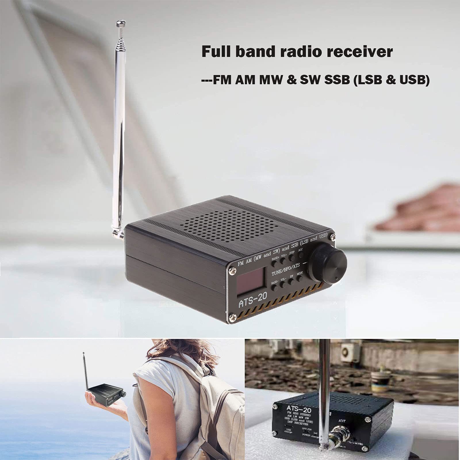 Amazon.co.jp: ラジオ受信機SI4732全帯域FM AM MW＆SW SSB(LSB＆USB