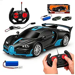 Carrinho de Controle Remoto Recarregável Brinquedo Drift Faróis em Led