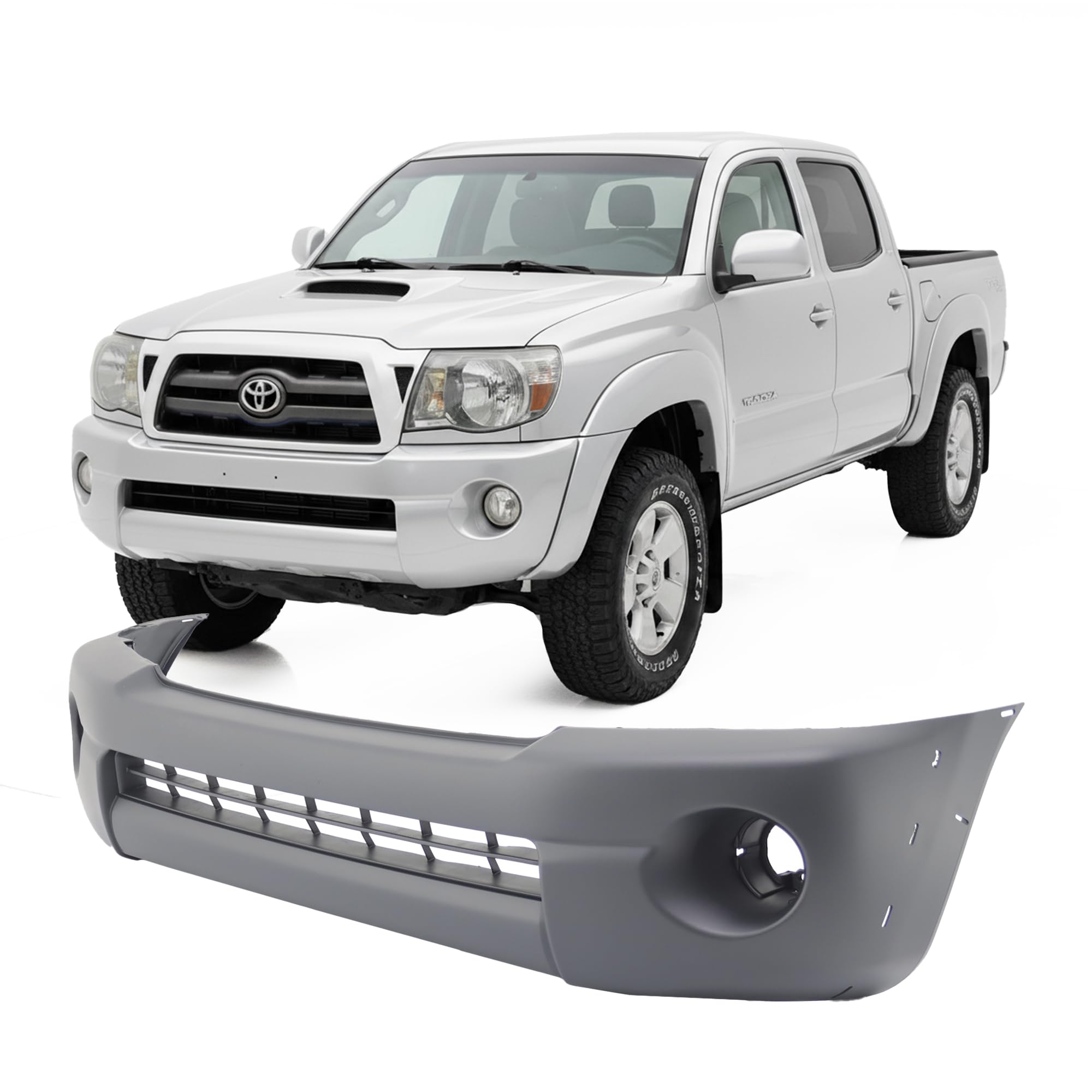 FitParts Compatible with Toyota Tacoma 2005–2011 Front Bumper Cover