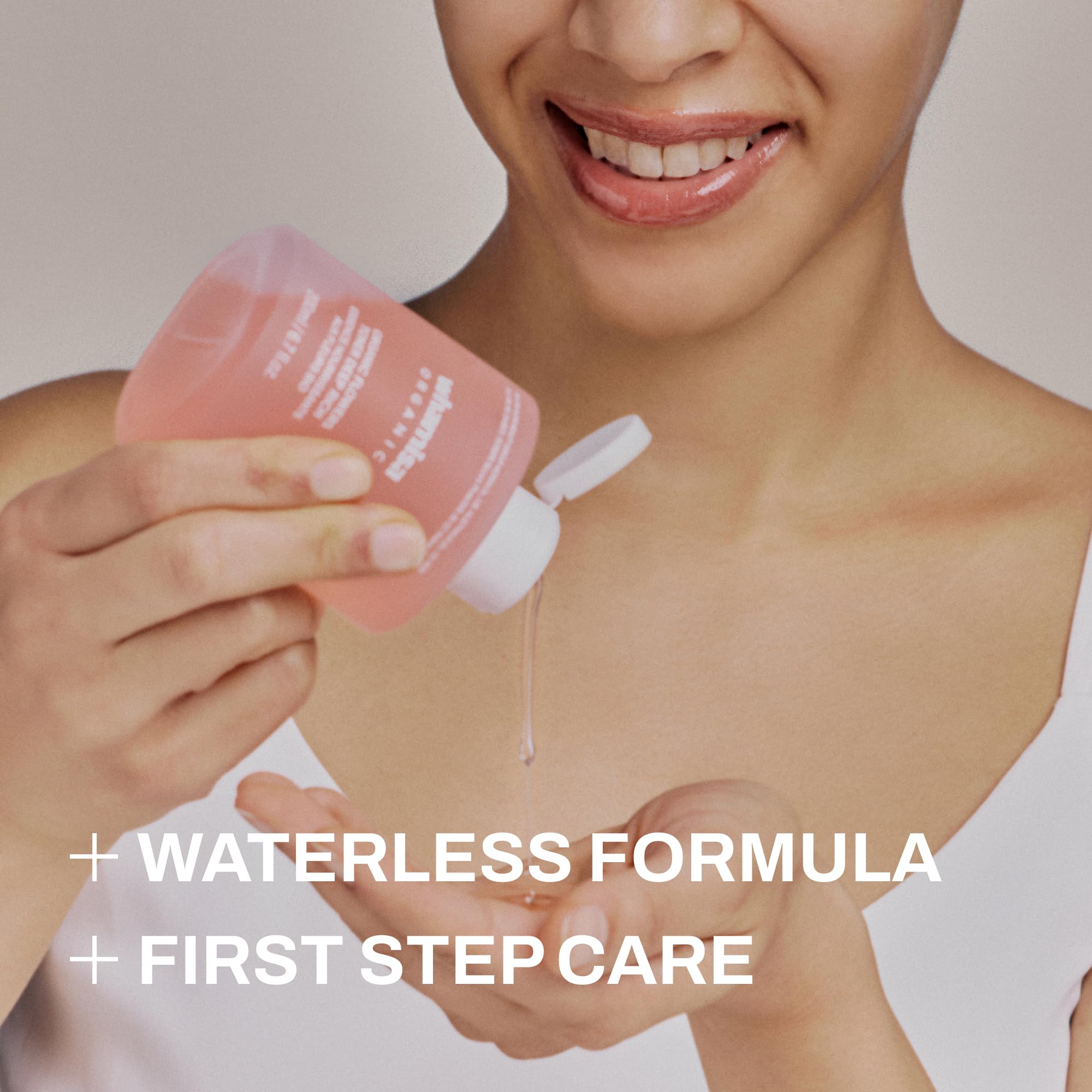 Whamisa Organic Fermentted Flower Deep Rich Toner – 97,4% organiczny, toner do twarzy, esencja, olejek z kwiatów róży damasceńskiej, formuła bezwodna, postbiotyki, nawilżający, 200 ml