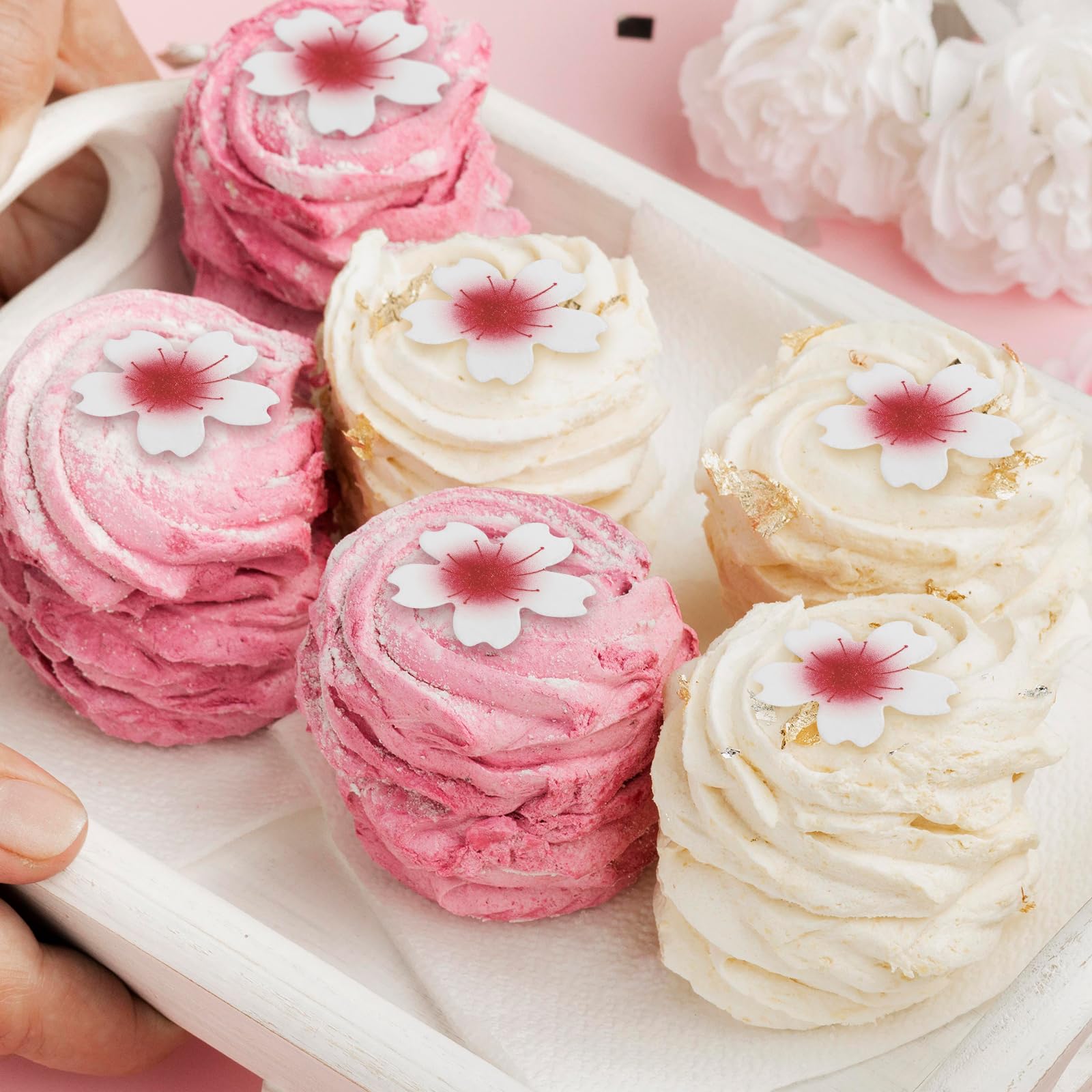 12 Mariposas Comestibles Para Decorar Cupcakes - Obleas De Arroz, Color Verde Azulado, Precortadas