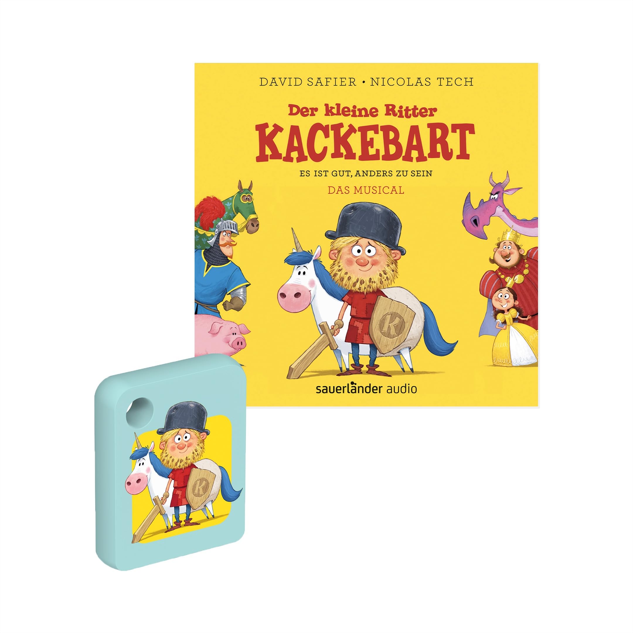 Galakto Audio Token: Der kleine Ritter Kackebart - Es ist gut, Anders zu Sein - Das Musical, Radio Play for Children from 4 Years, Playing Time Approx. 49 Minutes